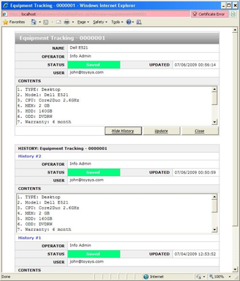 Toysys Info screenshot