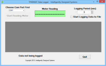 TP4000ZC Data Logger screenshot 2