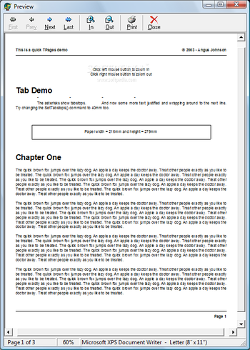 TPages screenshot