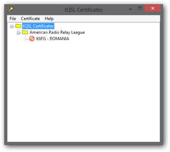 TQSL (Trusted QSL) screenshot 3