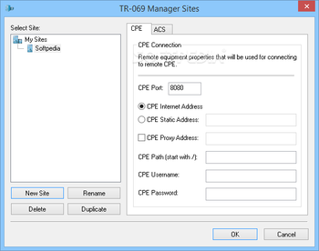 TR-069 Manager screenshot
