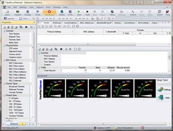 TracePlus Ethernet screenshot