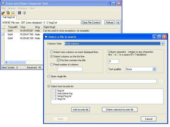 TraceTool screenshot