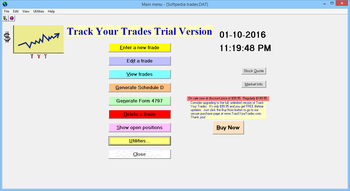 Track Your Trades screenshot