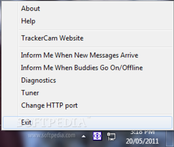 TrackerCam screenshot