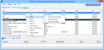 Trackhunter screenshot 2