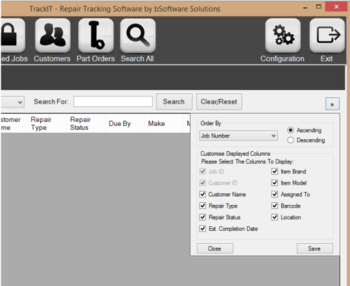 TrackIT screenshot