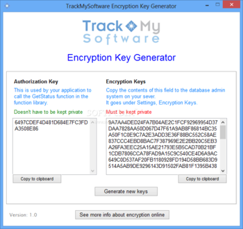 TrackMySoftware screenshot