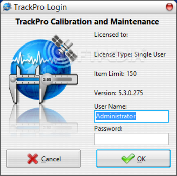 TrackPro Calibration and Maintenance screenshot 15