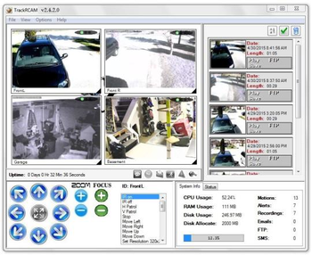 TrackRCam screenshot