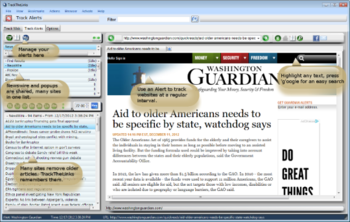 TrackTheLinks Web Browser screenshot