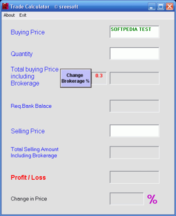 Trade Calculator screenshot