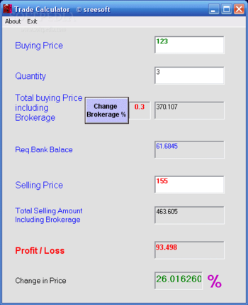 Trade Calculator screenshot 3