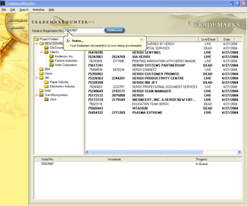TrademarkHunter screenshot
