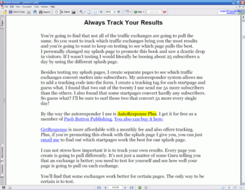 Traffic Exchange Bible screenshot 2