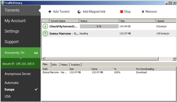 TrafficPrivacy screenshot