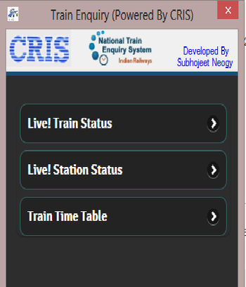 Train Enquiry And Live Status screenshot
