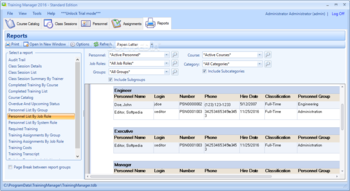 Training Manager - Standard Edition screenshot 6