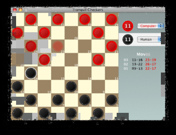 Tranquil Checkers screenshot