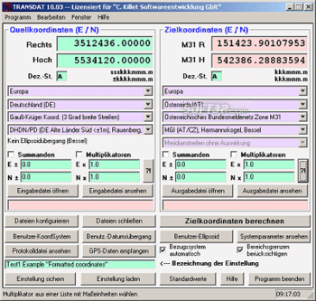 TRANSDAT (Deutsch) screenshot 3
