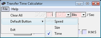 Transfer Time Calculator screenshot 2