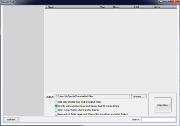 TransferPod screenshot