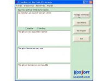 TransHunter English VS German screenshot