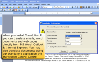 Translution translation software screenshot 3