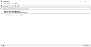 Transmission-Qt screenshot