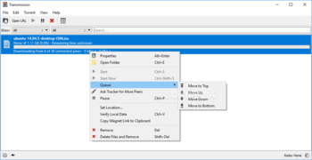 Transmission-Qt screenshot 2