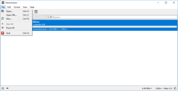 Transmission-Qt screenshot 3