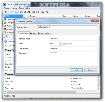 Transmission Remote GUI screenshot