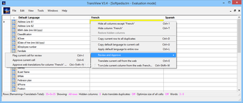TranSolution screenshot 2