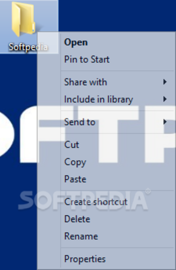 Transparent Context Menu screenshot