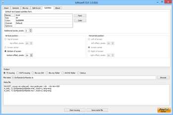 Transport Stream muxer (tsMuxeR) screenshot 11