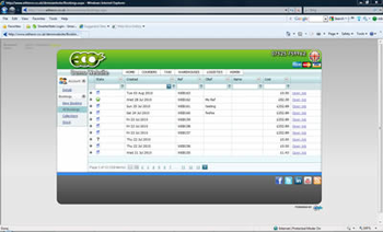 Transport Website screenshot