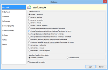 Transsoftware Professional Translator English-German screenshot 10