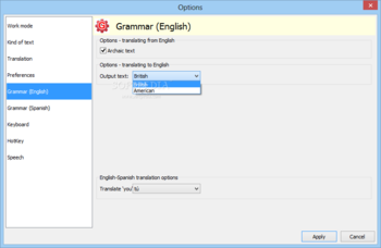 Transsoftware Proffesional Translator English-Spanish screenshot 14