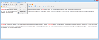 Transsoftware Proffesional Translator English-Spanish screenshot 8
