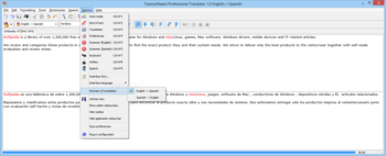 Transsoftware Proffesional Translator English-Spanish screenshot 9