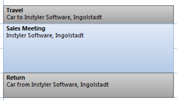 Travel Add-in for Outlook screenshot