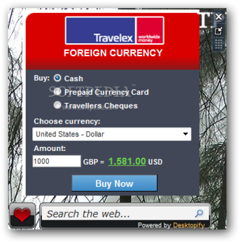 Travelex screenshot