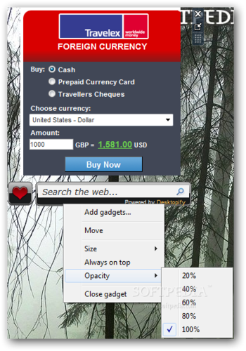 Travelex screenshot 2