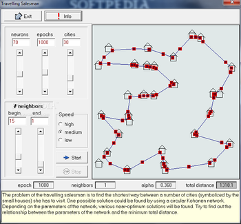 Travelling Salesman screenshot