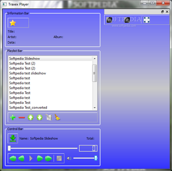 Traxex Player screenshot