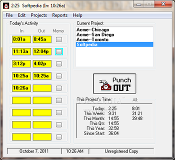 TraxTime screenshot