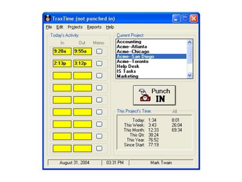 TraxTime screenshot