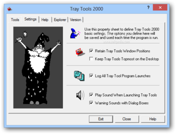 Tray Tools 2000 screenshot 3