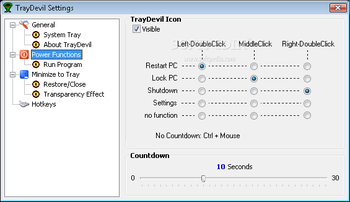 TrayDevil screenshot 2