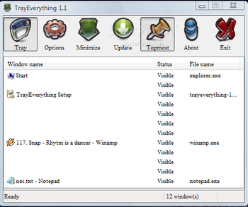 TrayEverything screenshot